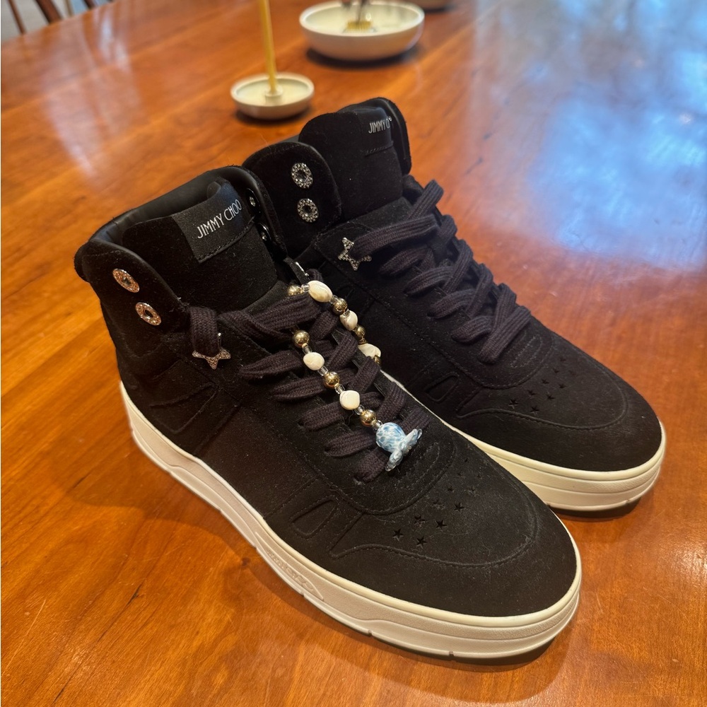 Jimmy Choo Hawaii Hi-top Trainers